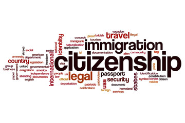 Citizenship word cloud