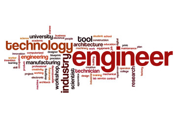 Engineer word cloud