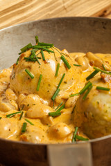 Semmelknödel mit Schwammerl