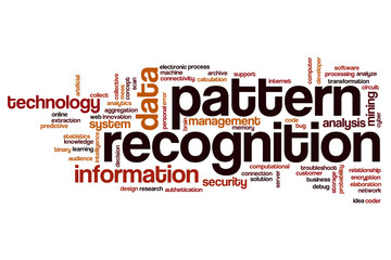Pattern recognition word cloud