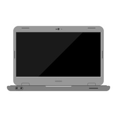 Laptop computer isolated