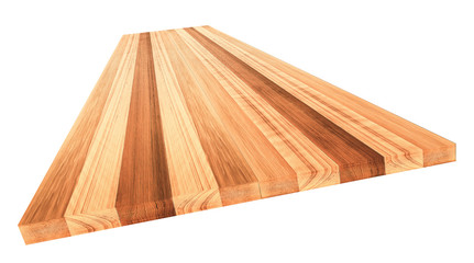 perspective muti earth tone colour Oak wood board isolate