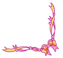 コーナーリボンフレーム