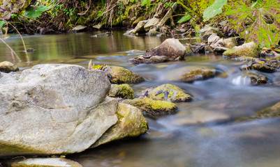 Small creack with long exposition