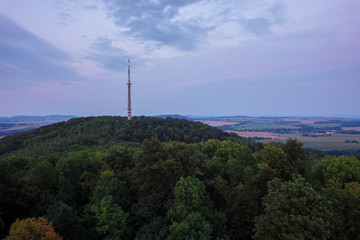 Fototapeta na wymiar View from Loebauer Berg