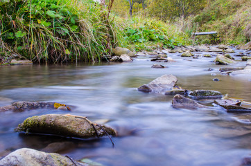 Small creack with long exposition