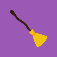 Broom illustration vector
