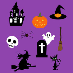 Halloween decor set