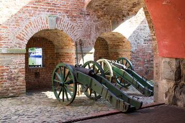 Gdansk, Poland, August 27, 2016: Wisloujscie Fortress - Polish historic fort.