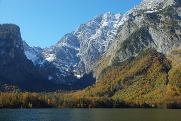 The Watzmann from the K&ouml;nigssee, near Berchtesgaden