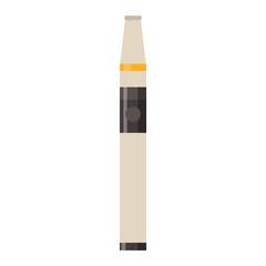 Electric cigarette vector.