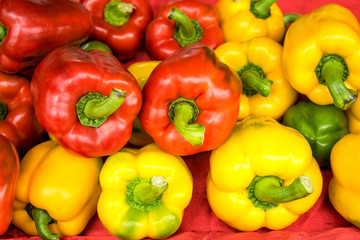 Fresh vegetable sale on hill tribe market at Chiang Mai, Thailand.