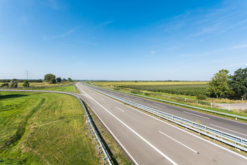 Das aktuelle Ende Autobahn A26 bei Jork (Niedersachsen)