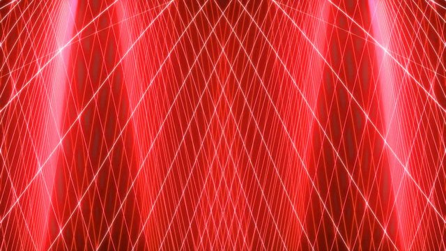 A 15 second loop of red colored lasers animating.