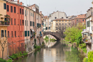Fototapeta na wymiar San Leonardo bridge in Padua