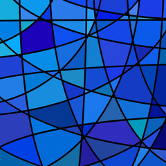 abstract vector stained-glass mosaic background
