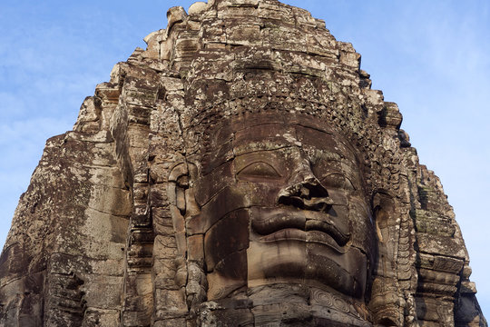 Prasat Bayon Temple in Angkor Thom, Cambodia