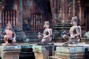 Fototapeta na wymiar Banteay Srey Temple, Cambodia