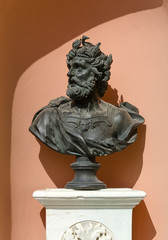 ancient Greek philosopher bust