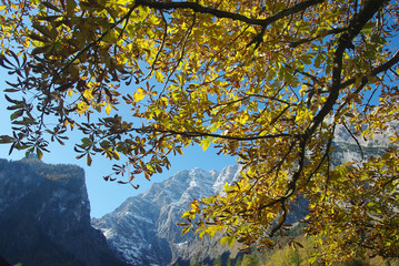The Watzmann from Sankt Bartholomä, near Berchtesgaden