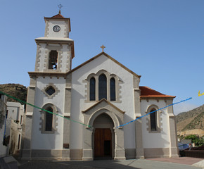 Fototapeta na wymiar Iglesia de San Juan Bautista, Vallehermoso, La Gomera