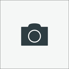 Camera icon vector illustration.