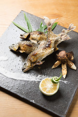 鮎の塩焼き