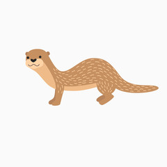 Vector Otter, Lutra lutra