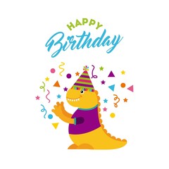 monster characters in birthday party vector illustration design