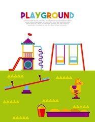 beautiful children playground icon vector illustration design