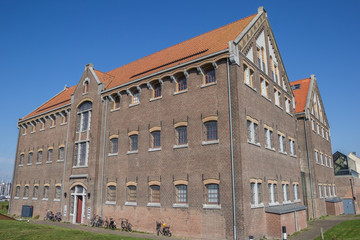 Fototapeta na wymiar Former prison building on the Oostereiland in Hoorn
