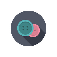 Decorative buttons color flat icon
