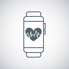smartwatch wearable technology icon vector illustration design