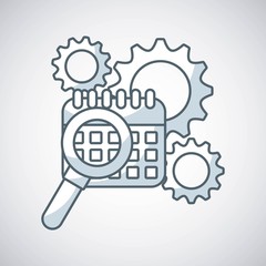 business set line icons vector illustration design