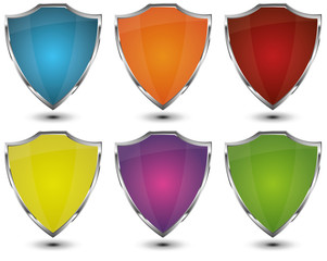 Shiny metal shields