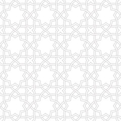 Traditional Arabic seamless ornament. Geometric pattern seamless for your design.  Desktop wallpaper, interior decoration, graphic design.