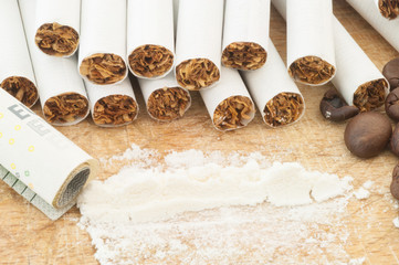 cigarettes coffee and cocaine