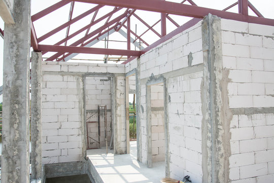 Building inside under construction
