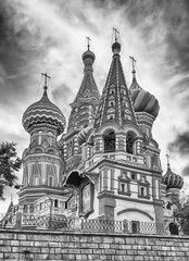 Saint Basil's Cathedral on Red Square in Moscow, Russia