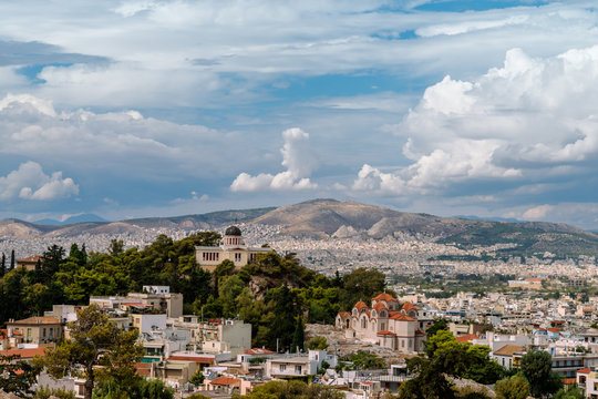Panoramic view of Athens,Greece