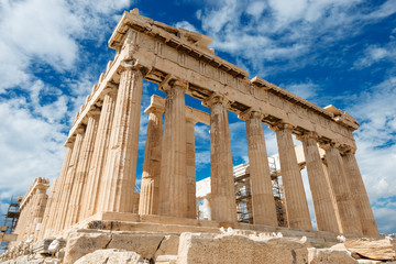 Obraz premium Parthenon temple on the Acropolis, Athens, Greece