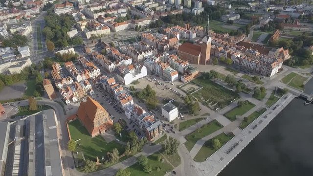 Elbląg z drona