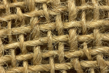 Burlap texture background