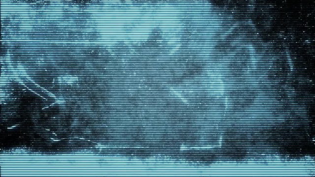 A 15 second loop of animated grunge texture thru a video surveillance camera.