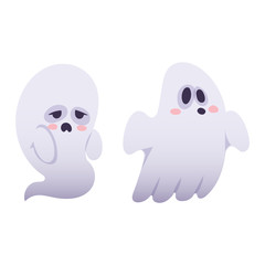Ghost vector characters isolated