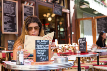 Fototapeta premium Let's eat in Paris!