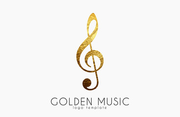 Note logo. Music logo. Creative logo. Color logo.