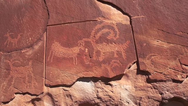 Vandalized Petroglyphs