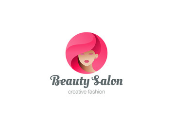 Beauty Hairdresser salon Woman Logo design