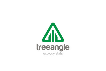 Fototapeta premium Triangle Logo design vector Real Estate Construction development